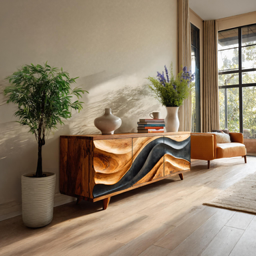 Elegant Storage Cabinet For Living Room