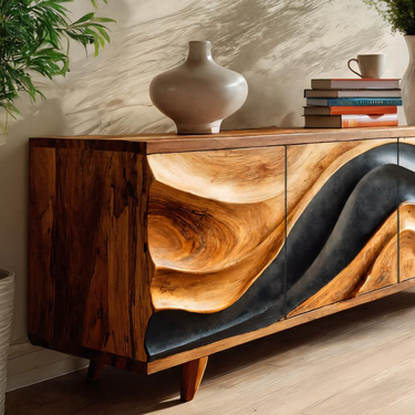 Elegant Storage Cabinet For Living Room