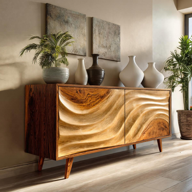 Contemporary Wave Sideboard For Modern Homes