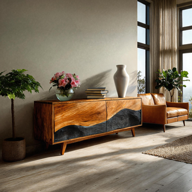 Modern Organic Sideboard For Living Room
