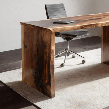 Live Edge Desk For Home Office Or Workstation
