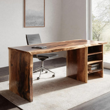 Live Edge Desk For Home Office Or Workstation