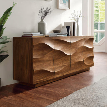 Modern Wave Sideboard For Dining Or Living Room