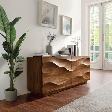 Modern Wave Sideboard For Dining Or Living Room