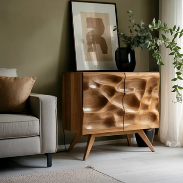 Modern Carved Cabinet For Bedroom Or Living Room
