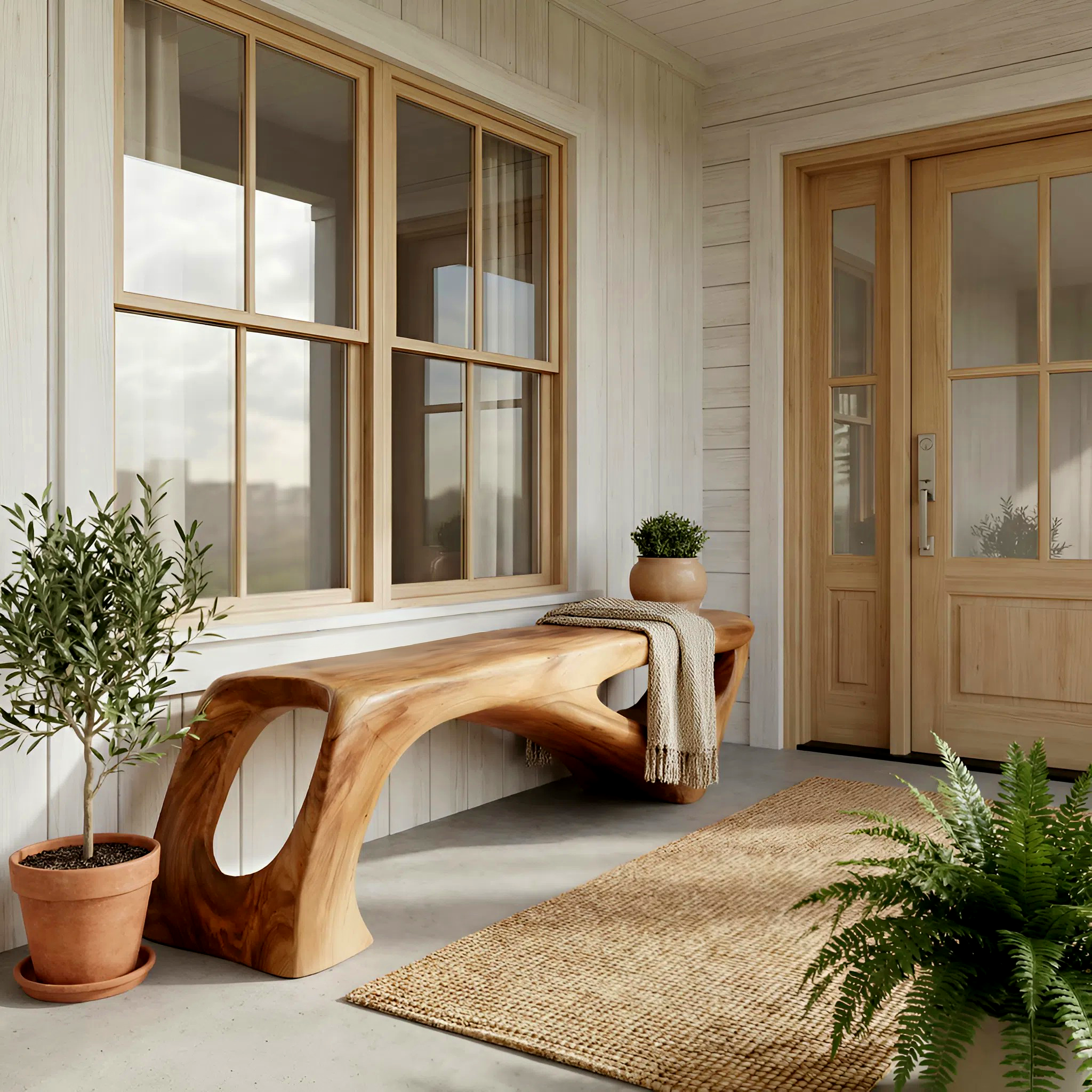 Modern Bench For Entryway Interior – Roy Timber
