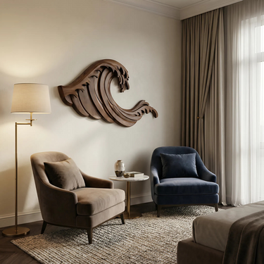 Organic Wave Wall Art Coastal Inspired Art For Living