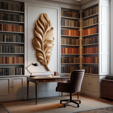 Handcrafted Feather Wall Art For Home Decor