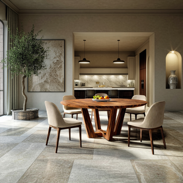 Modern Round Dining Table For Contemporary Dining Space