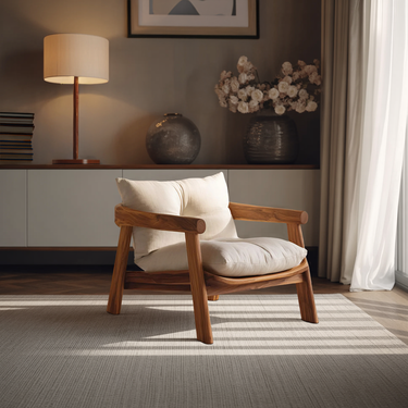 Handcrafted Accent Chair For Living Room