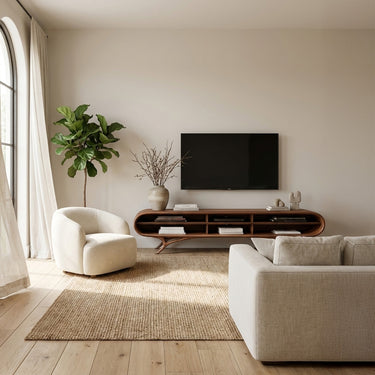 Contemporary Wooden TV Cabinet For Elegant Interior