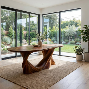 Modern Sculptural Dining Table Furniture For Dining Room