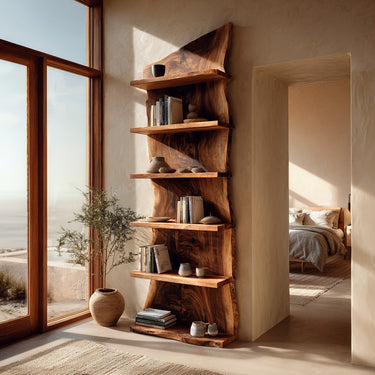 Modern Wooden Standing Shelf For Home Decor