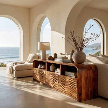 Luxury Wooden Sideboard For Living Room