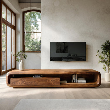 Quiet Luxury Minimalist TV Console For Living Room