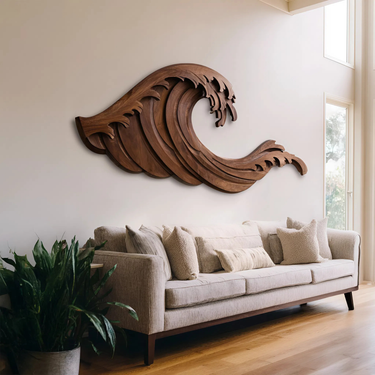 Organic Wave Wall Art Coastal Inspired Art For Living
