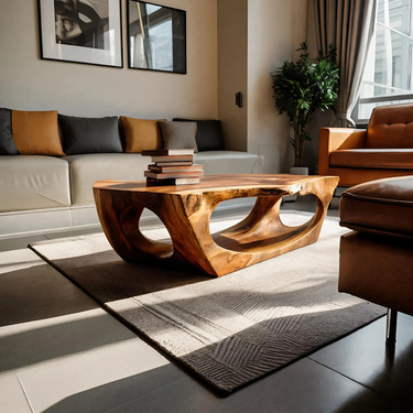 Contemporary Sculpture Coffee Table For Modern Home