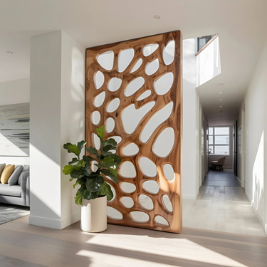 Modern Organic Partition For Living Room Or Interior