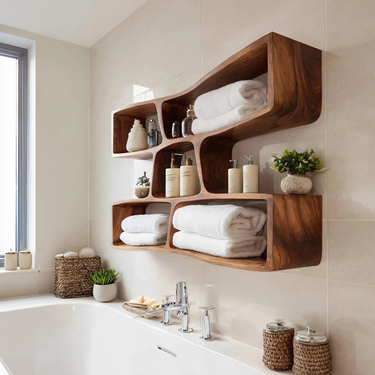 Minimal Wall Bathroom Storage For Bathroom Interior