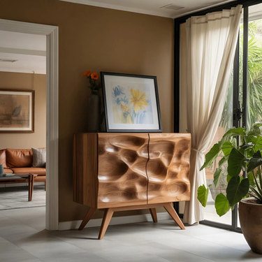 Modern Carved Cabinet For Bedroom Or Living Room