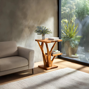 Elegant Side Table Branch Inspired Design For Living